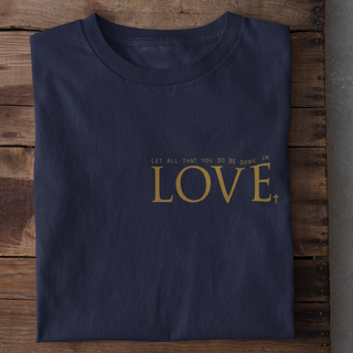 Golden Love Shirt Mockup, Mountain Movers christliches Design