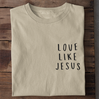 Love like Jesus Little Shirt Produktansicht, Mountain Movers christliche Streetwear