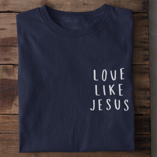 Love like Jesus Little Shirt Produktansicht, Mountain Movers christliche Streetwear