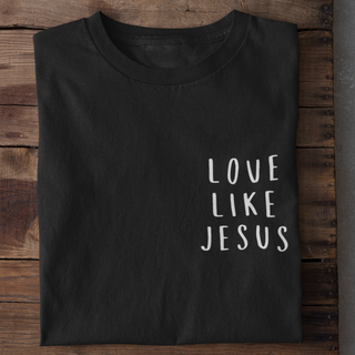 Love like Jesus Little Shirt Produktansicht, Mountain Movers christliche Streetwear