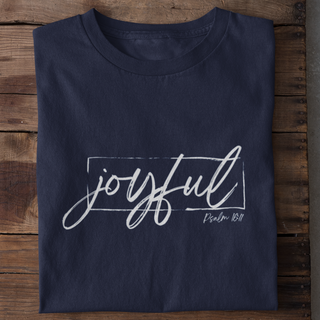 Joyful Shirt Detailansicht, Mountain Movers christliche Streetwear