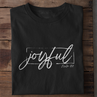 Joyful Shirt Detailansicht, Mountain Movers christliche Streetwear