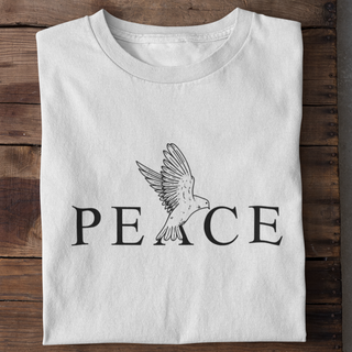 Peace Shirt Produktansicht, Mountain Movers christliche Streetwear