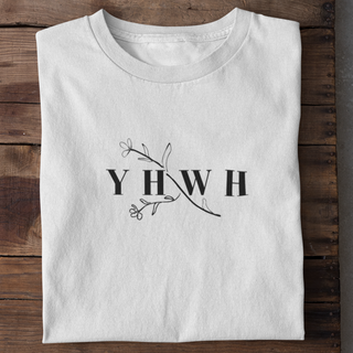YHWH Zweig Shirt Detailansicht, Mountain Movers christliche Streetwear