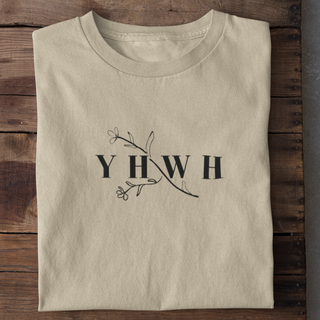 YHWH Zweig Shirt Detailansicht, Mountain Movers christliche Streetwear