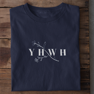 YHWH Zweig Shirt Detailansicht, Mountain Movers christliche Streetwear