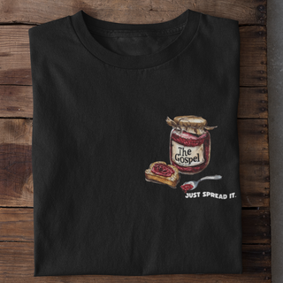 Just spread it (Gospel) Shirt Variante, Mountain Movers christliches Design