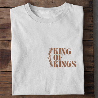 King of Kings Jesus Christ Shirt Detailansicht, Mountain Movers christliche Streetwear