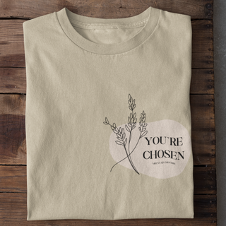 You are Chosen Shirt Detailansicht, Mountain Movers christliche Streetwear