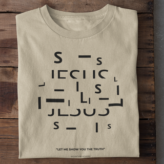 The Truth Shirt Detailansicht, Mountain Movers christliche Streetwear