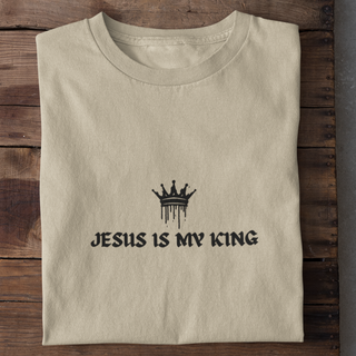 My King Shirt Detailansicht, Mountain Movers christliche Streetwear