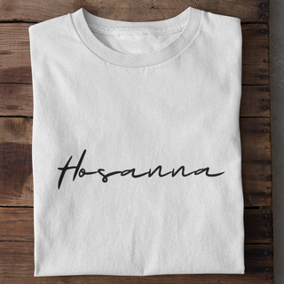 Hosanna Lineart Shirt Detailansicht, Mountain Movers christliche Streetwear