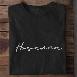 Hosanna Lineart Shirt Detailansicht, Mountain Movers christliche Streetwear