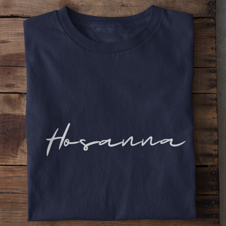 Hosanna Lineart Shirt Detailansicht, Mountain Movers christliche Streetwear