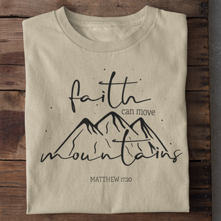 Move Mountains Shirt weiß, Mountain Movers christliche Streetwear