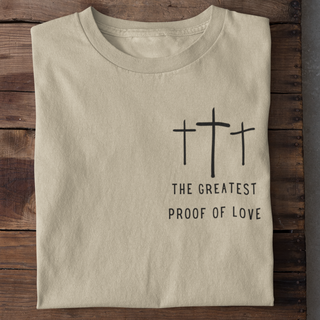 Proof of Love Shirt weiß, Mountain Movers christliche Streetwear