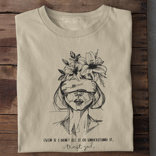 Trusting God Shirt weiß, Mountain Movers christliche Streetwear