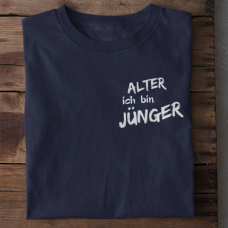 Alter Shirt Detail, Mountain Movers christlicher Print