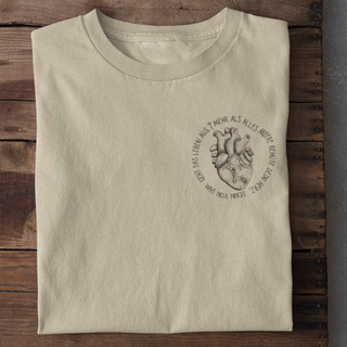Herz behüten Shirt weiß, Mountain Movers christliche Streetwear