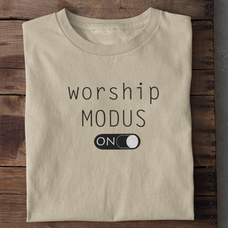 Worship Modus T-Shirt Flatlay, Mountain Movers
