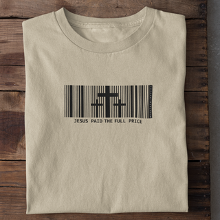 Jesus paid it all Shirt Produktansicht, Mountain Movers christliche Streetwear