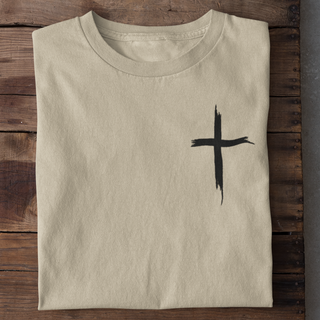 Painted Cross Shirt weiß, Mountain Movers christliche Streetwear
