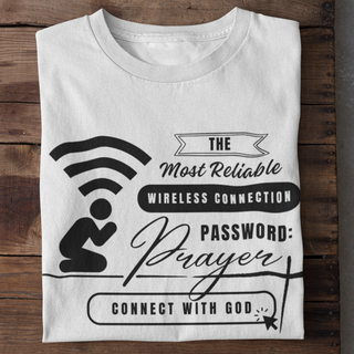 Prayer WiFi Shirt Variante, Mountain Movers christliches Design
