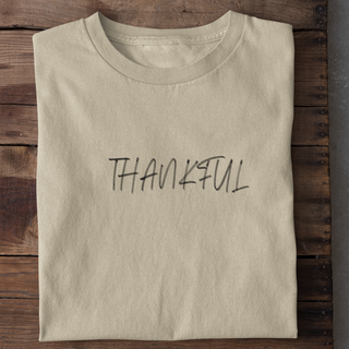 Thankful Shirt weiß, Mountain Movers christliche Streetwear