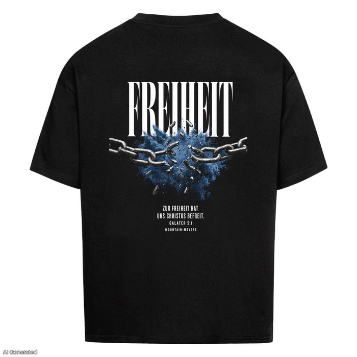 Freiheit Galater 5:1 Oversize Shirt Backprint
