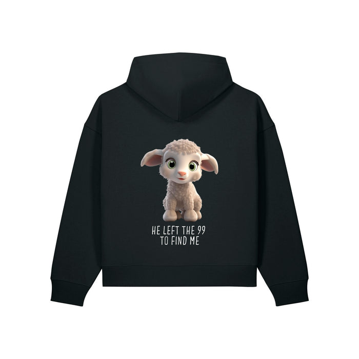 Left the 99 Oversize Zipper Hoodie Backprint