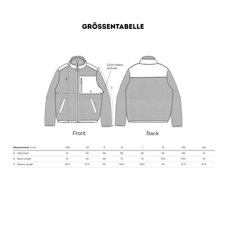 Jesus Saves Teddy Jacke Detailansicht, Mountain Movers christliche Streetwear