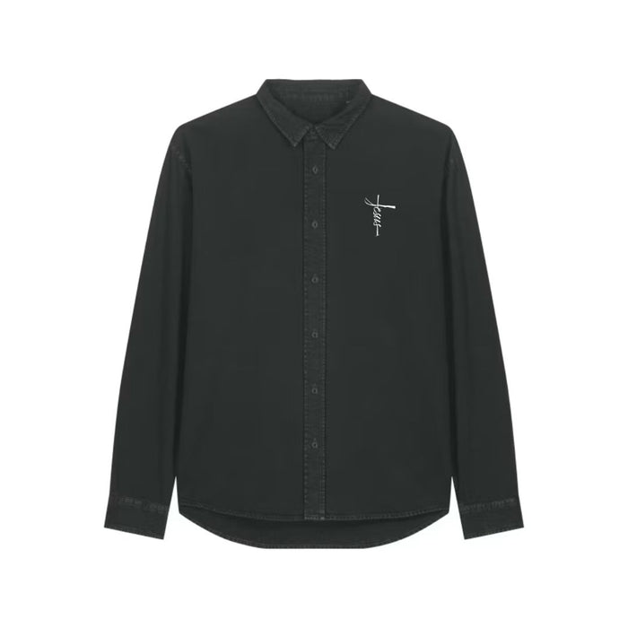 Jesus Cross Oversized Hemd