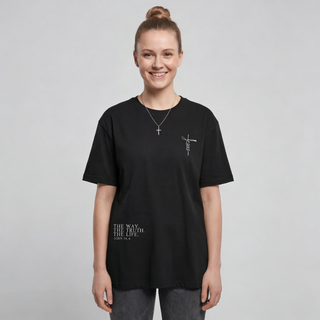 Jesus cross Front Oversized Shirt, christliche Streetwear von Mountain Movers