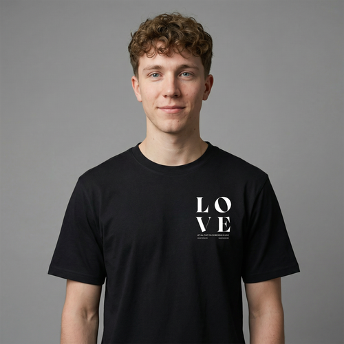 Alles geschehe in Liebe Oversized Shirt