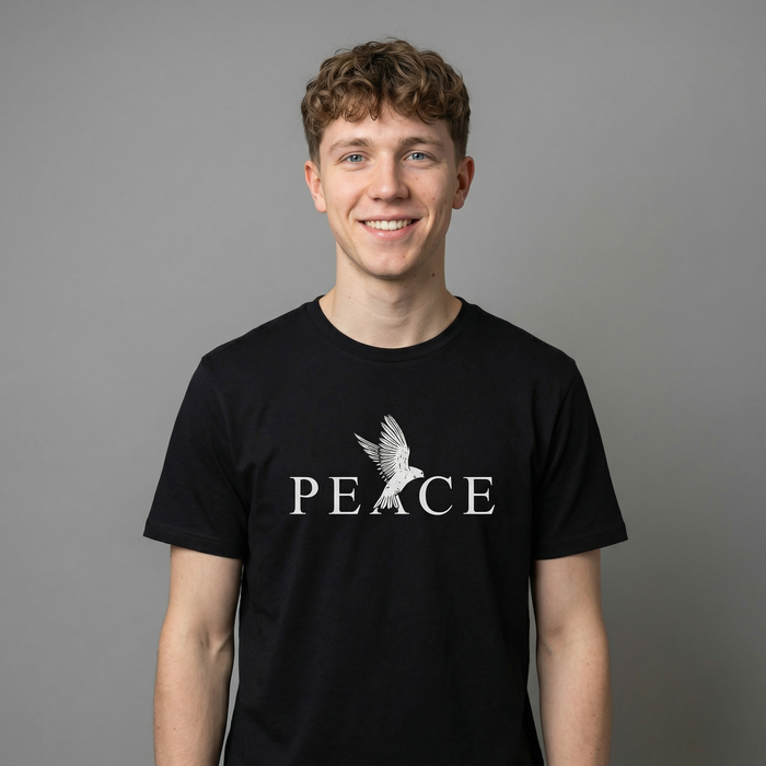 Oversized T-shirt van de vrede