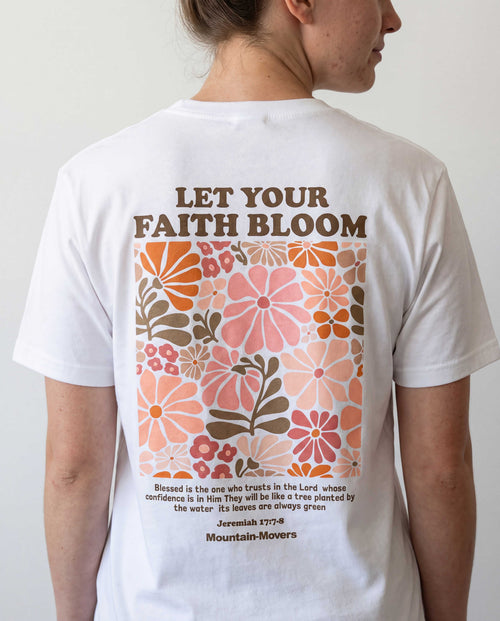 Let Your Faith Bloom and Fly Shirt Rugprint