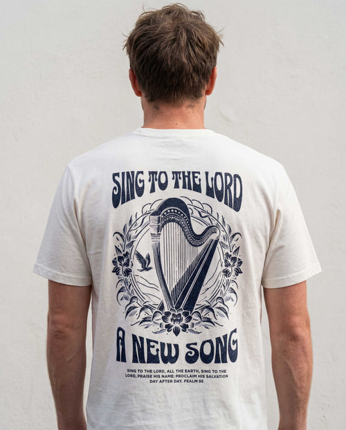 Zing een Nieuw Lied voor de Heer Shirt Rugprint
