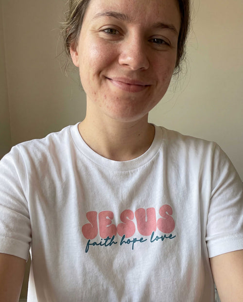 Jezus Geloof Hoop Liefde Shirt