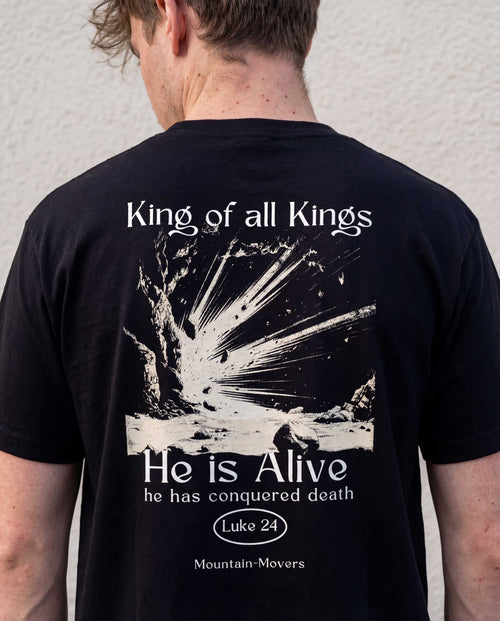 He is Alive Shirt Backprint