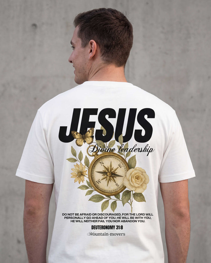 Jesus Divine Flower Shirt BackPrint