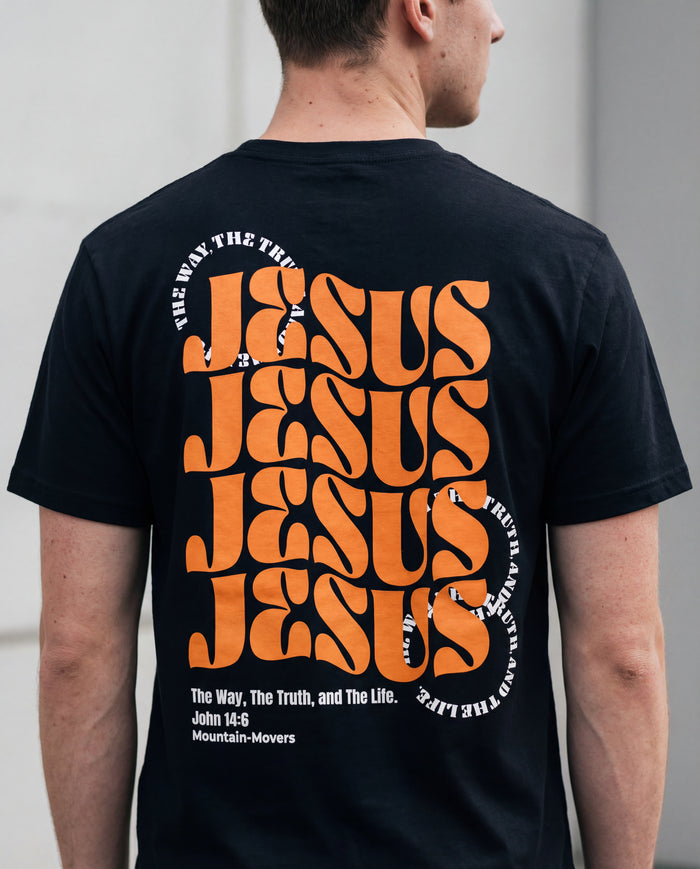 All About Jesus Shirt Backprint