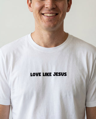 Love Like Jesus Minimalistic Shirt, christliche Streetwear von Mountain Movers