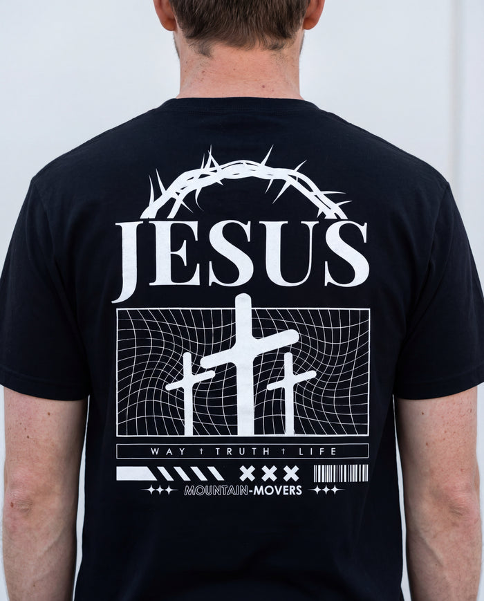 Jesus Way Truth Life Shirt Front and BackPrint
