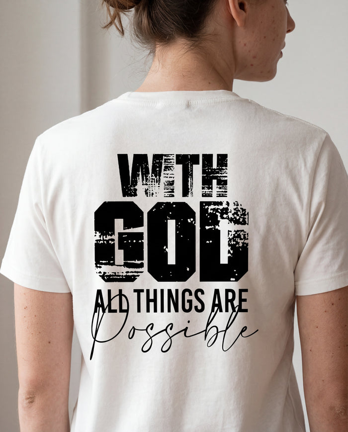 With God Shirt Rugprint