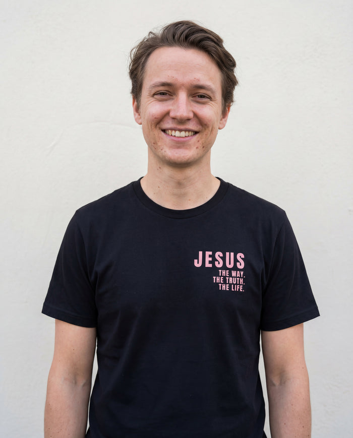 Jesus Pink Letters Shirt