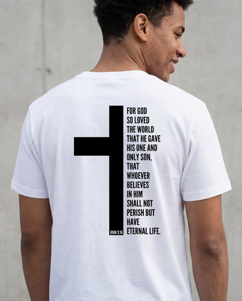 John 3:16 Shirt Backprint