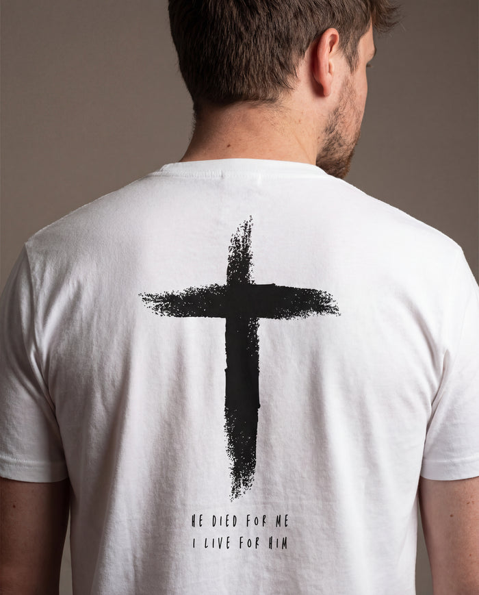 He Died Shirt Backprint