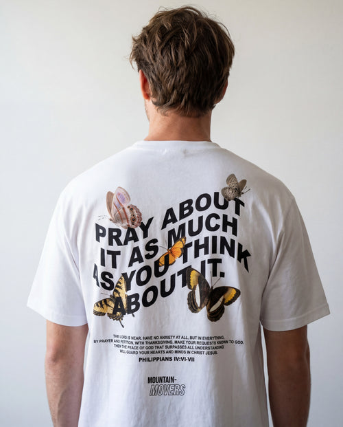 Pray About it Shirt BackPrint