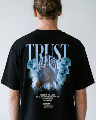 Trust Streetwear Shirt BackPrint, christliche Streetwear von Mountain Movers
