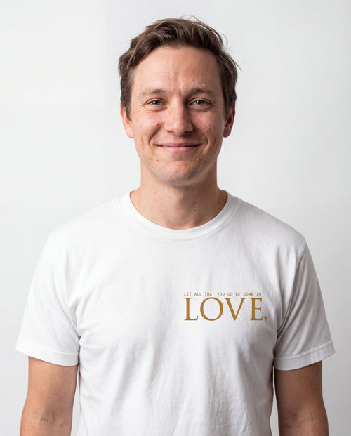 Gouden liefde T-shirt
